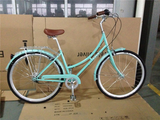 EUA Canadá Mercado 3 Velocidade Cor Verde Passo através da City Cruiser Bike para Mulheres Senhoras