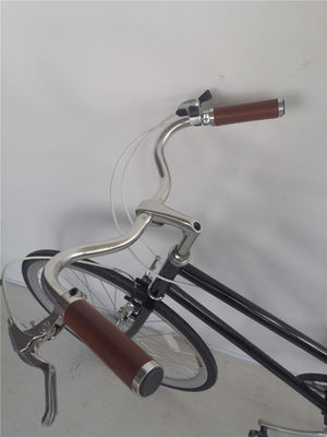 Roda dianteira e traseira V freio 7 velocidade 26 polegadas bicicleta personalizada adultos mulheres cidade cruzeiro bicicleta com quadro duro