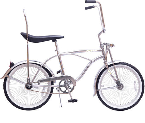 Bicicleta de cruzeiro de praia de 20 polegadas com freio de montanha-russa e assento de banana 15 kg peso bruto