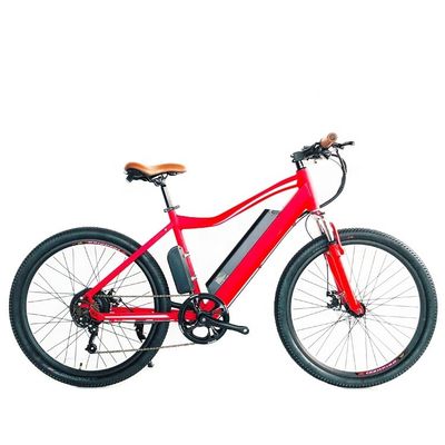 500W 48V14AH 28MPH Quadro de alumínio 26" Suspensão dianteira bicicleta de montanha elétrica para homens