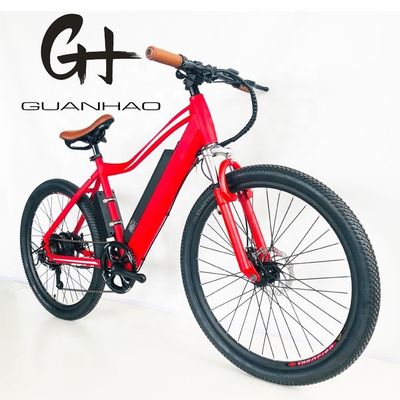 500W 48V14AH 28MPH Quadro de alumínio 26" Suspensão dianteira bicicleta de montanha elétrica para homens