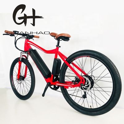 500W 48V14AH 28MPH Quadro de alumínio 26" Suspensão dianteira bicicleta de montanha elétrica para homens