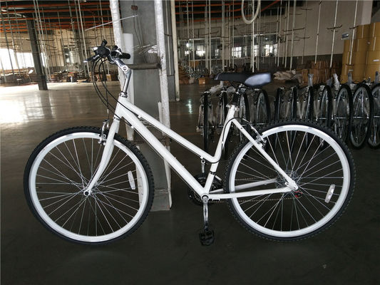 21 Speed Step Through Women Cycle Urban Lady City Hybrid Bike com freio duplo V