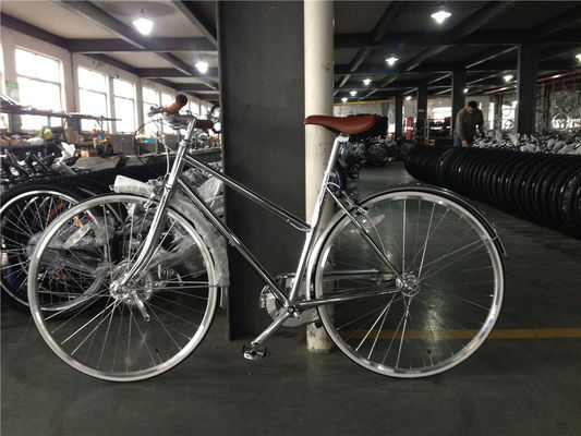 Personalize Vintage Lady Bicicleta Retro Mulheres Bicicleta Bicicleta Chrome com 3 velocidades
