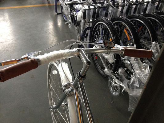 Personalize Vintage Lady Bicicleta Retro Mulheres Bicicleta Bicicleta Chrome com 3 velocidades