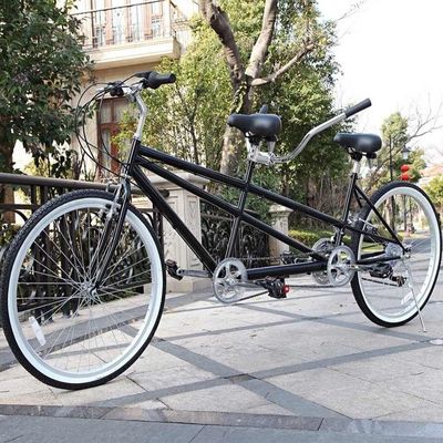 Double V Brake 26&quot; 18 velocidades Hi-Carton Frame de aço CE Onsale desconto tandem dois lugares duas pessoas bicicleta