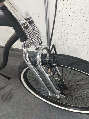 26 polegadas Homens de velocidade única Vintage Spring Fork Beach Cruiser para Flatland competição