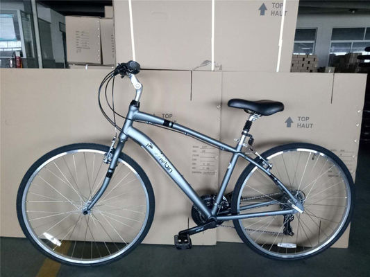 21 Velocidade Urban Fitness Bike Double V Brake Comfort Hybrid Bike com NO Suspensão de Forquilha