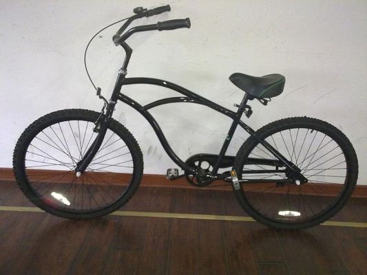 Quadro de aço 26 polegadas Single Speed Homens Beach Cruiser Bike em qualquer cor CE aprovado
