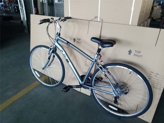 21 Velocidade Urban Fitness Bike Double V Brake Comfort Hybrid Bike com NO Suspensão de Forquilha
