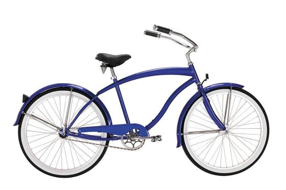 Quadro de aço 26 polegadas Single Speed Homens Beach Cruiser Bike em qualquer cor CE aprovado