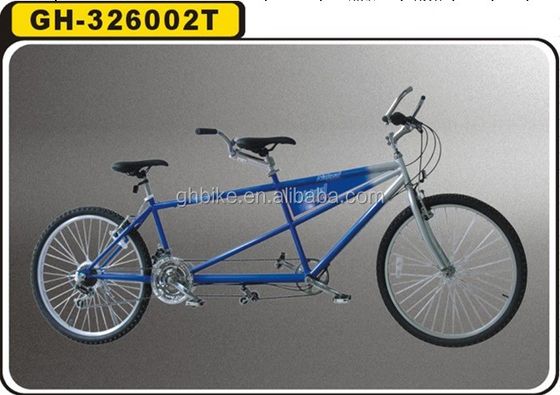 Shimano 7 Speed Tandem Bike 26&quot; Bicicleta de Tandem dobrável com estrutura de aço e dois assentos