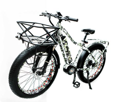 26" BaFang 1000W 48V 14AH Pneus Elétricos de Gordura Motor Médio Mountain Bike para o mercado dos EUA