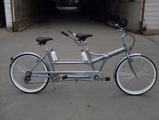 FD ShimanoTY-18 e RD ShimanoTY-18 Derailleur 26 polegadas bicicleta tandem para dois pilotos