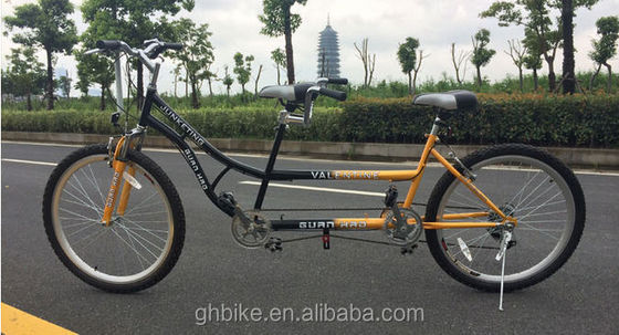 26 polegadas Tandem Bike Bicicleta Beach Cruiser Estilo Bicicleta de dois lugares com peso brilhante 25kg