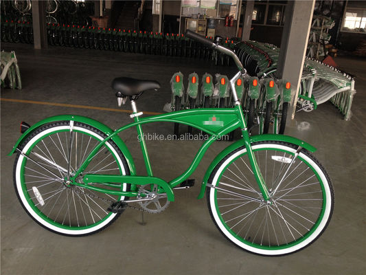 26&quot; Single Speed Steel Frame Foot Brake Beach Cruiser Bicicleta para Homens Adultos Promoção
