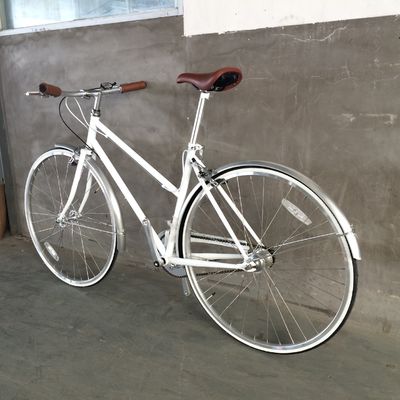 Vintage CR-MO Steel 4130 Lady Women Girl Inner 3 velocidades City Bike para o mercado europeu