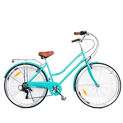CPSC Colorido 700C CE Hi-Steel Lady City Bike com borda de alumínio e 7 velocidades