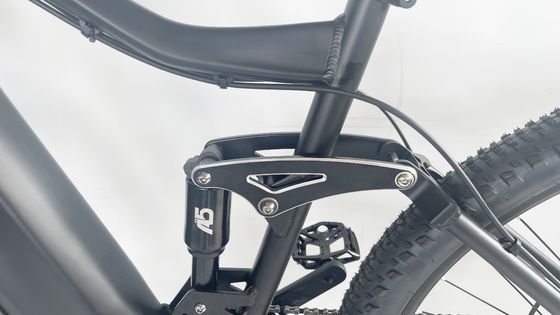 27.5 " Bateria de lítio de 1000W bicicleta de montanha elétrica com 9 velocidades e suspensão completa