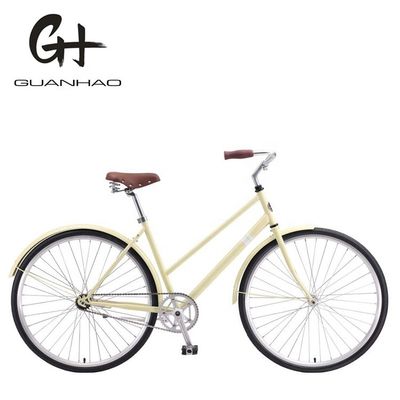 26&quot; Lady City Bike com Hi-Ten Steel Frame Coaster Brake Rear Rack e Opções OEM/ODM