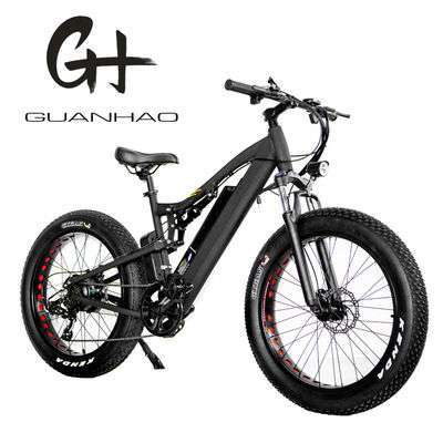 26*2.2 Kenda Pneus 48V 17AH Full Suspensão Bicicleta de Montanha Elétrica 1000W BaFang Motor