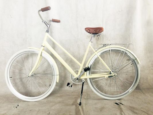 26&quot; Lady City Bike com Hi-Ten Steel Frame Coaster Brake Rear Rack e Opções OEM/ODM
