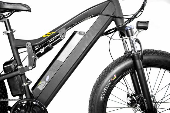 26*2.2 Kenda Pneus 48V 17AH Full Suspensão Bicicleta de Montanha Elétrica 1000W BaFang Motor
