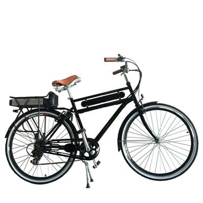 36V 10Ah 250W 700C Estrutura de aço UL2849 Cargo Elétrico pesado holandês homens adultos City Ebike