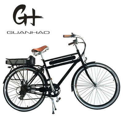36V 10Ah 250W 700C Estrutura de aço UL2849 Cargo Elétrico pesado holandês homens adultos City Ebike