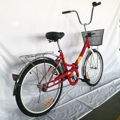 Bicicleta de cidade dobrável de tamanho pequeno de 20 polegadas com crankset de aço e pedal comum incluído
