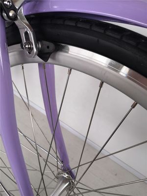 KMC Chain 26 polegadas Europa OEM CE Shimano 7 velocidades Mulheres Lady City Bicicleta 1,8m comprimento
