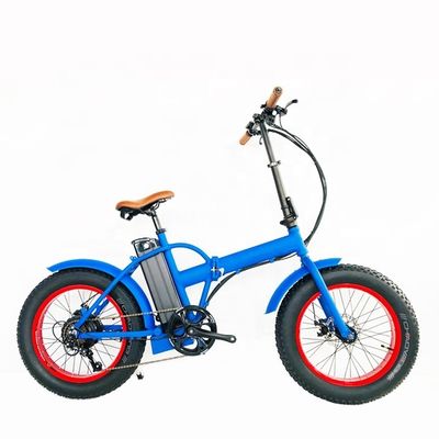 Velocidade 48V 14AH Bateria de lítio 500W 28MPH Elétrico pneu de gordura Snow Bike para o mercado dos EUA