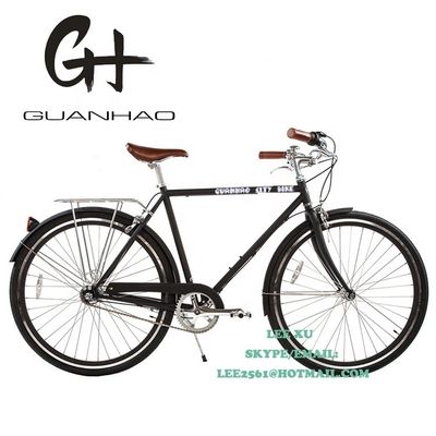 Pedal comum de velocidade única holandês Homens City Adult Vintage Bike para o mercado sul-americano