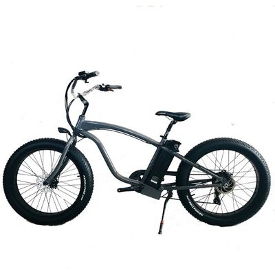 26" 1000W 48V 14AH Bateria de Lítio 55KM/H UL2849 Pneus Elétricos Gordos Bicicleta de Cruzeiro de Praia para Homens Adultos