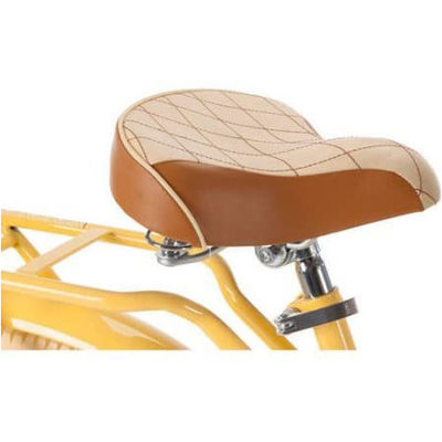 Pedal comum de 26&quot; Bicicleta de cruzeiro feminina com borda de alumínio e cor amarela-banana