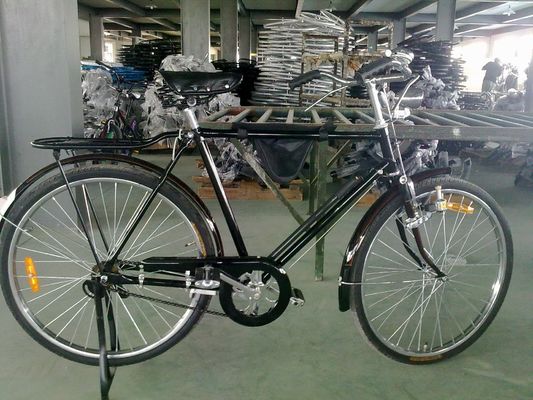 EN Certificação 28 &quot;Framagem de aço de bagageiro para homens bicicleta urbana pesada para condução diária
