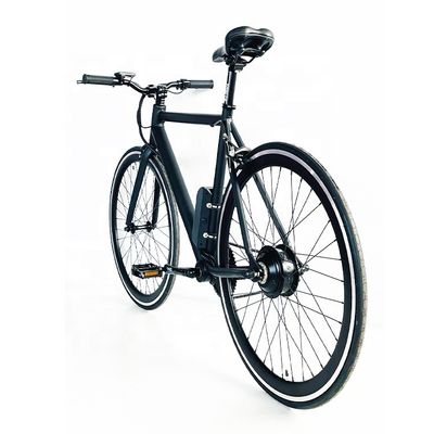 700C 24V 250W OEM Personalizado UL2849 CE 8.8AH Bateria de lítio 20KM/H Velocidade única Homens adultos Bicicleta elétrica de engrenagem fixa