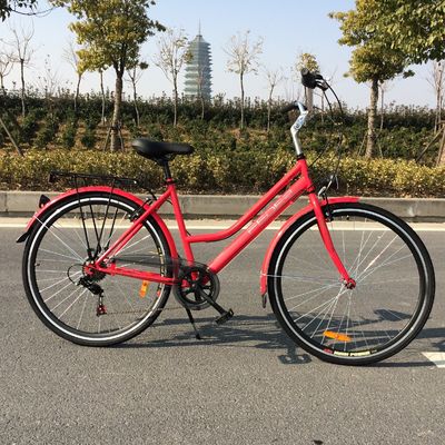 Rua 28 polegadas Ofo 7 velocidades Retro senhoras mulheres menina CE estilo holandês White City Bike