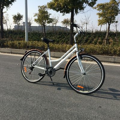 Rua 28 polegadas Ofo 7 velocidades Retro senhoras mulheres menina CE estilo holandês White City Bike