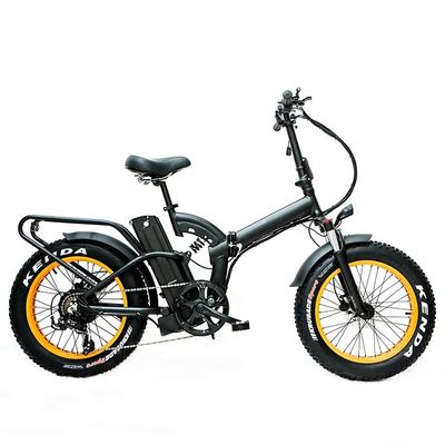 20*4" Motor do centro traseiro 48V 1000W 50KM/H 14AH Bateria de lítio Full Suspension Electric Folding Bike