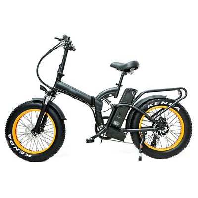 20*4" Motor do centro traseiro 48V 1000W 50KM/H 14AH Bateria de lítio Full Suspension Electric Folding Bike