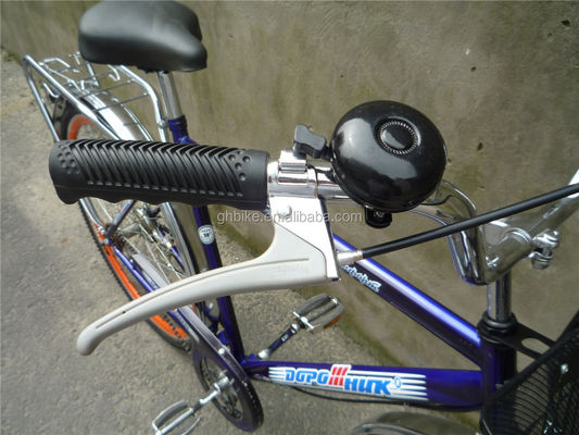 3-Piece Combo Offer Vintage Adult Men Single Speed Retro City Cruiser Bike com Cesto Frontal