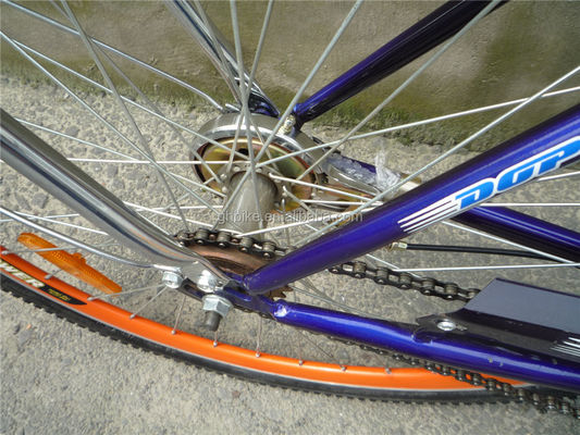 3-Piece Combo Offer Vintage Adult Men Single Speed Retro City Cruiser Bike com Cesto Frontal