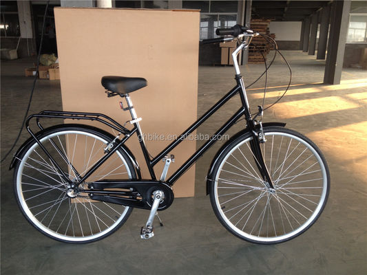 17kg Preto Cor 3 Gear City Bike para Mulheres Bicicleta City Bike Mulheres Bicicletas Cor Negra