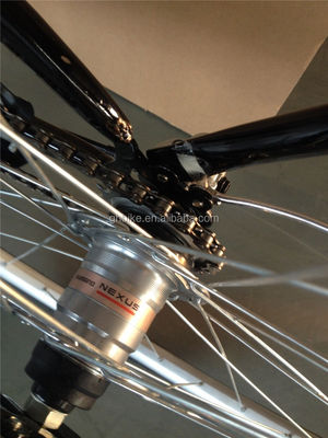 17kg Preto Cor 3 Gear City Bike para Mulheres Bicicleta City Bike Mulheres Bicicletas Cor Negra