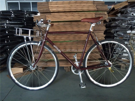 Interno 5 velocidades Vintage City Bike masculino 700C tamanho da roda e Nexus 3 velocidades Retro Bikes