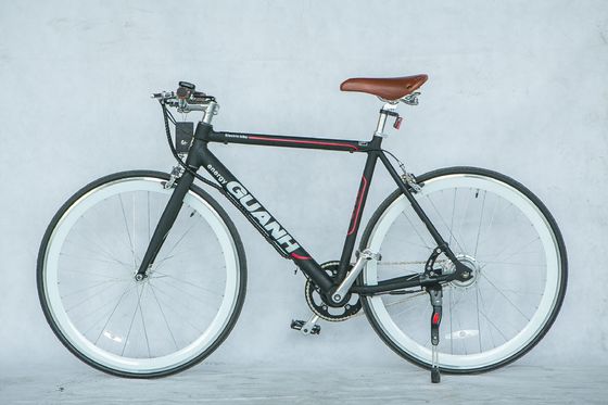 Cidade 700C 25KM/H CE 36V 8AH Bateria de lítio OEM personalizada 250W Europa Cidade de velocidade única Homens adultos Bicicleta de bateria oculta elétrica