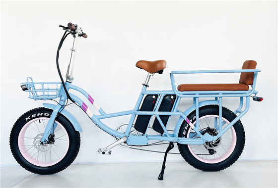 Motor elétrico duplo de 48 V de 1000 watts Pneus de carga de carga com carga rápida