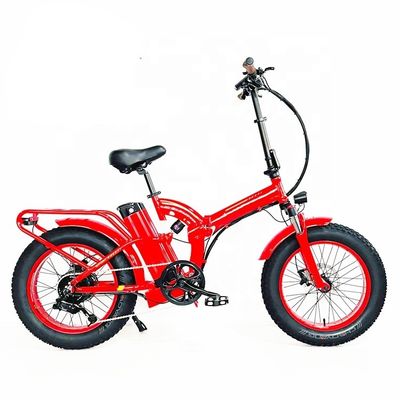 Largura do pneu 20*4&quot; 48V 21ah Bateria de lítio 1000W Elétrica Full Suspensão Folding Bike
