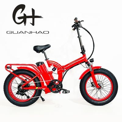Largura do pneu 20*4&quot; 48V 21ah Bateria de lítio 1000W Elétrica Full Suspensão Folding Bike